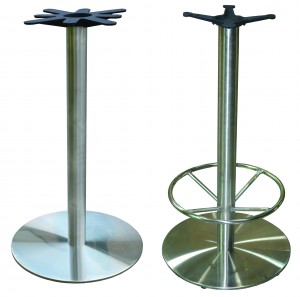 Stainless Bar Height Bases with or without footrings