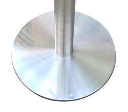 Stainless steel table base plate